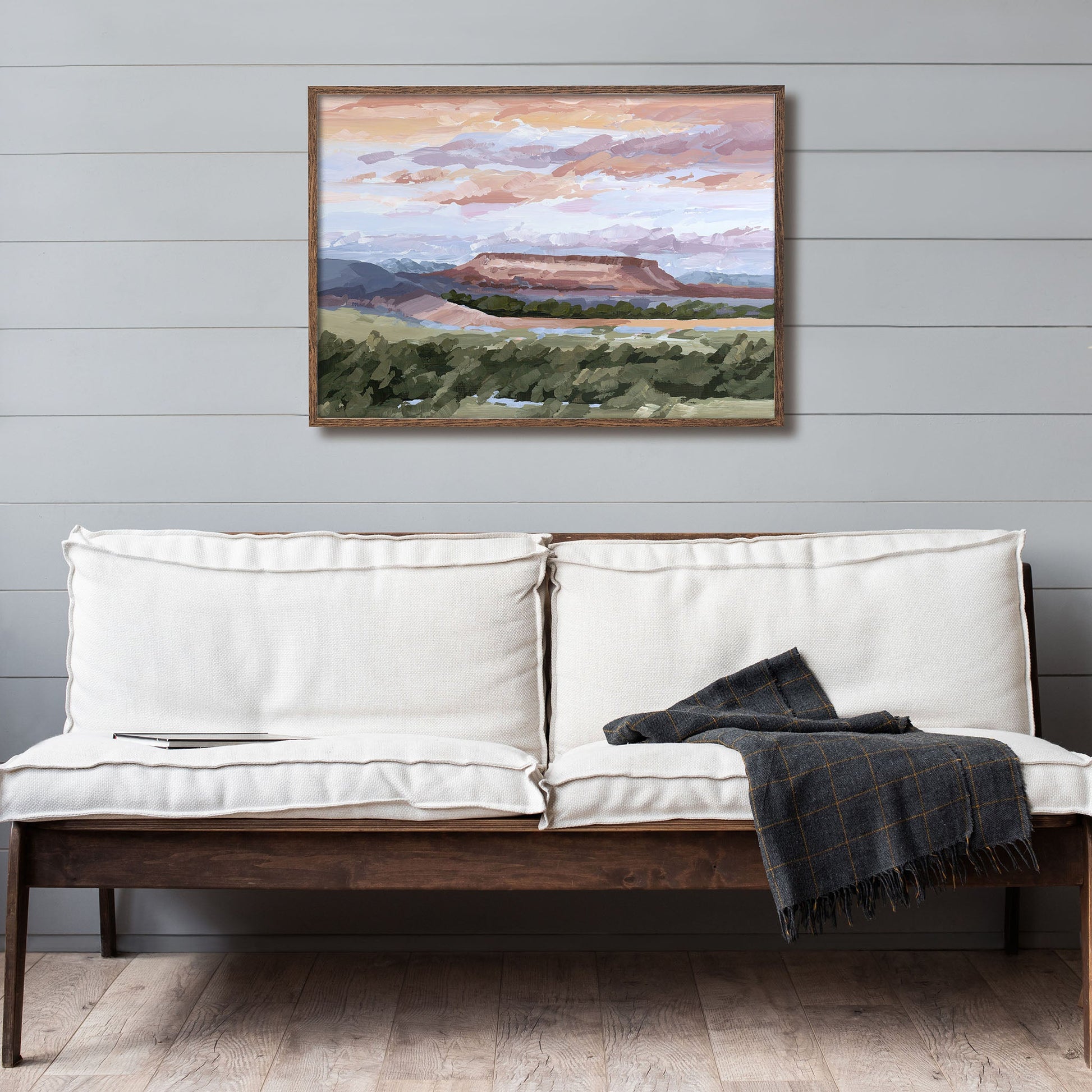 ’Montana Memories’ Art Print - Montana Landscape Wall - abstract - Artwork