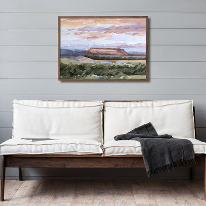 ’Montana Memories’ Art Print - Montana Landscape Wall - abstract - Artwork