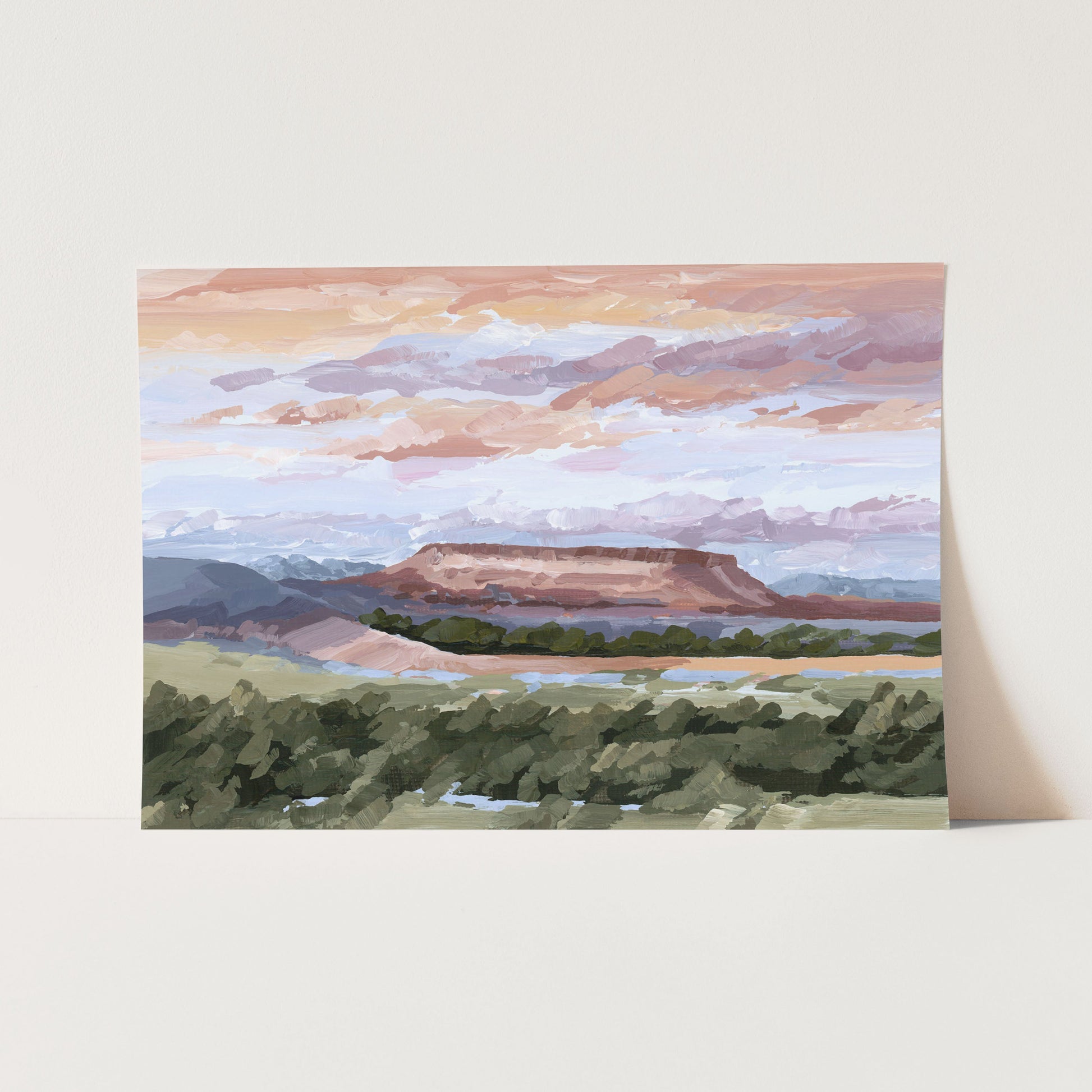 ’Montana Memories’ Art Print - Paper / 5x7 in / No Frame - Montana Landscape Wall - abstract - Artwork