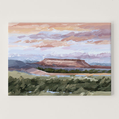 ’Montana Memories’ Art Print - Stretched Canvas / 8x10 in / No Frame - Montana Landscape Wall - abstract - Artwork