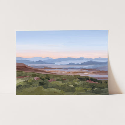 Estampe « Brume matinale II »