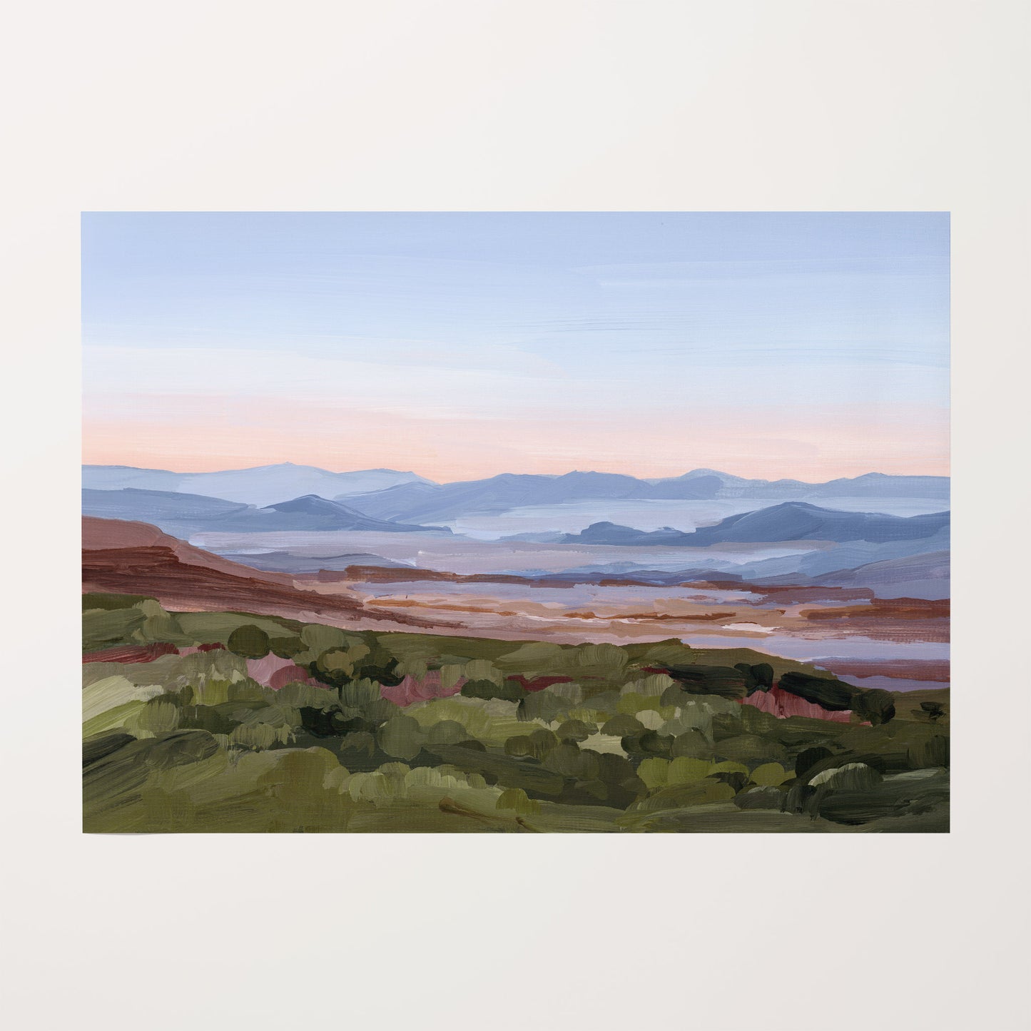 Estampe « Brume matinale II »