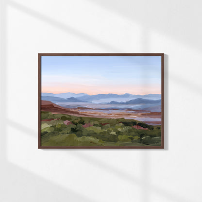 Estampe « Brume matinale II »