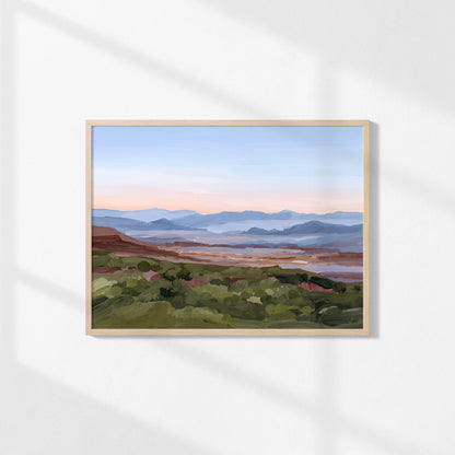 Estampe « Brume matinale II »