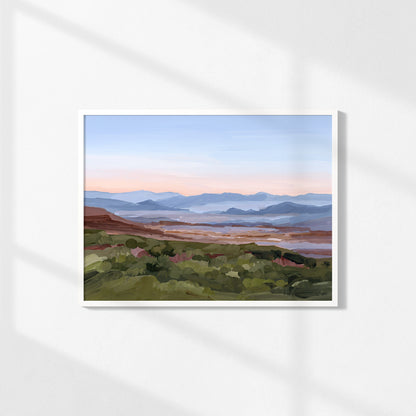 Estampe « Brume matinale II »