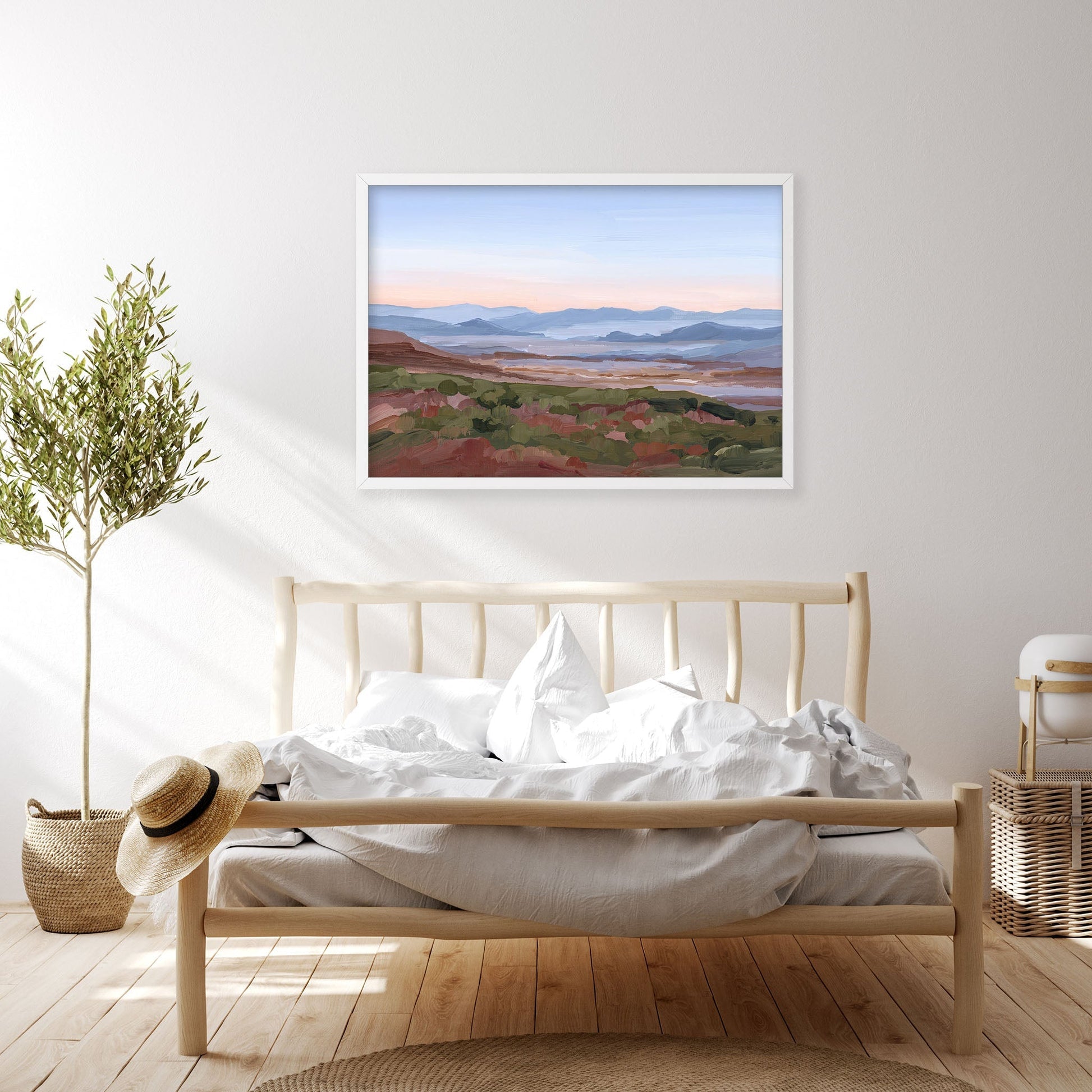 ’Morning Haze I’ Art Print Blue Ridge Mountain Wall Haze’ Appalachian Trail blue ridge Mountains blueridge