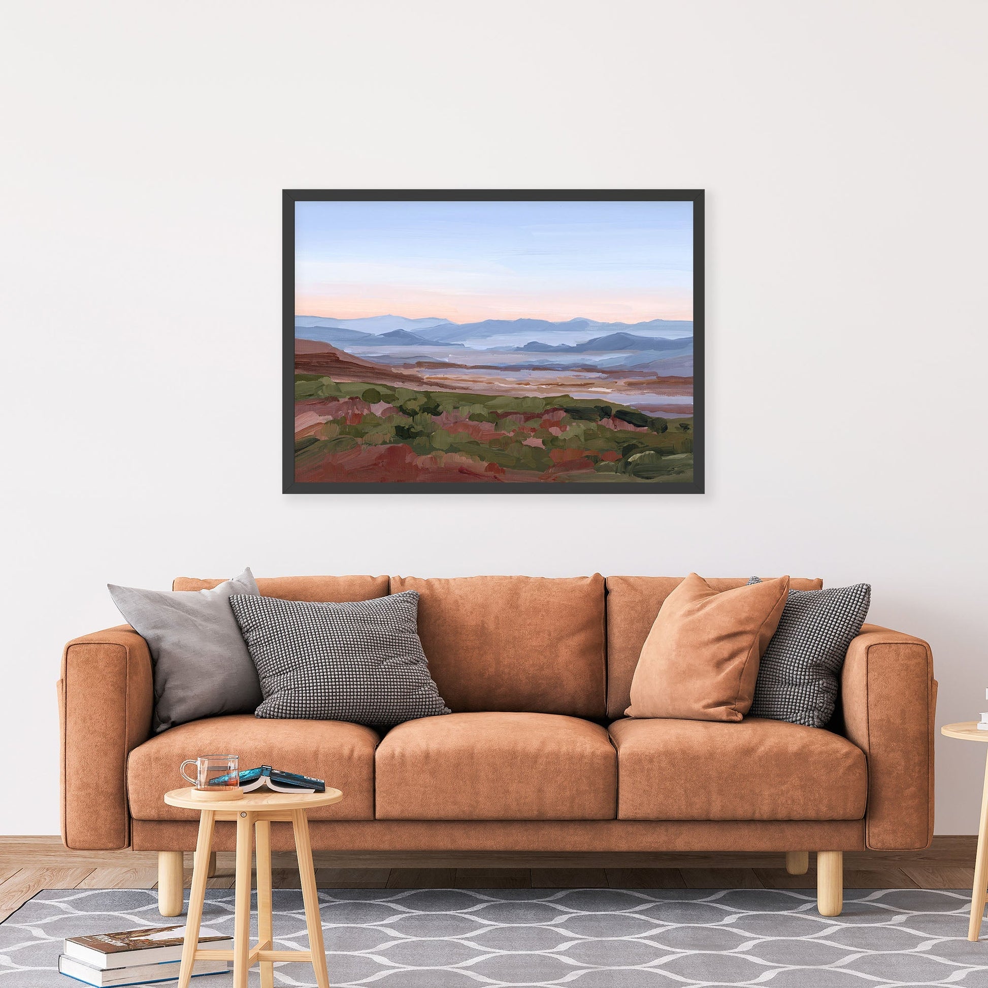 ’Morning Haze I’ Art Print Blue Ridge Mountain Wall Haze’ Appalachian Trail blue ridge Mountains blueridge