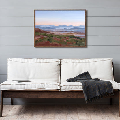 ’Morning Haze I’ Art Print - Blue Ridge Mountain Wall - Haze’ - Appalachian Trail - blue ridge - Mountains - blueridge