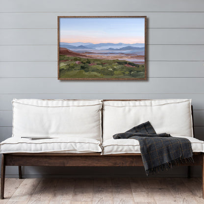 ’Morning Haze II’ Art Print - Blue Ridge Mountain Wall - Appalachian Trail - blue ridge - Mountains - blueridge