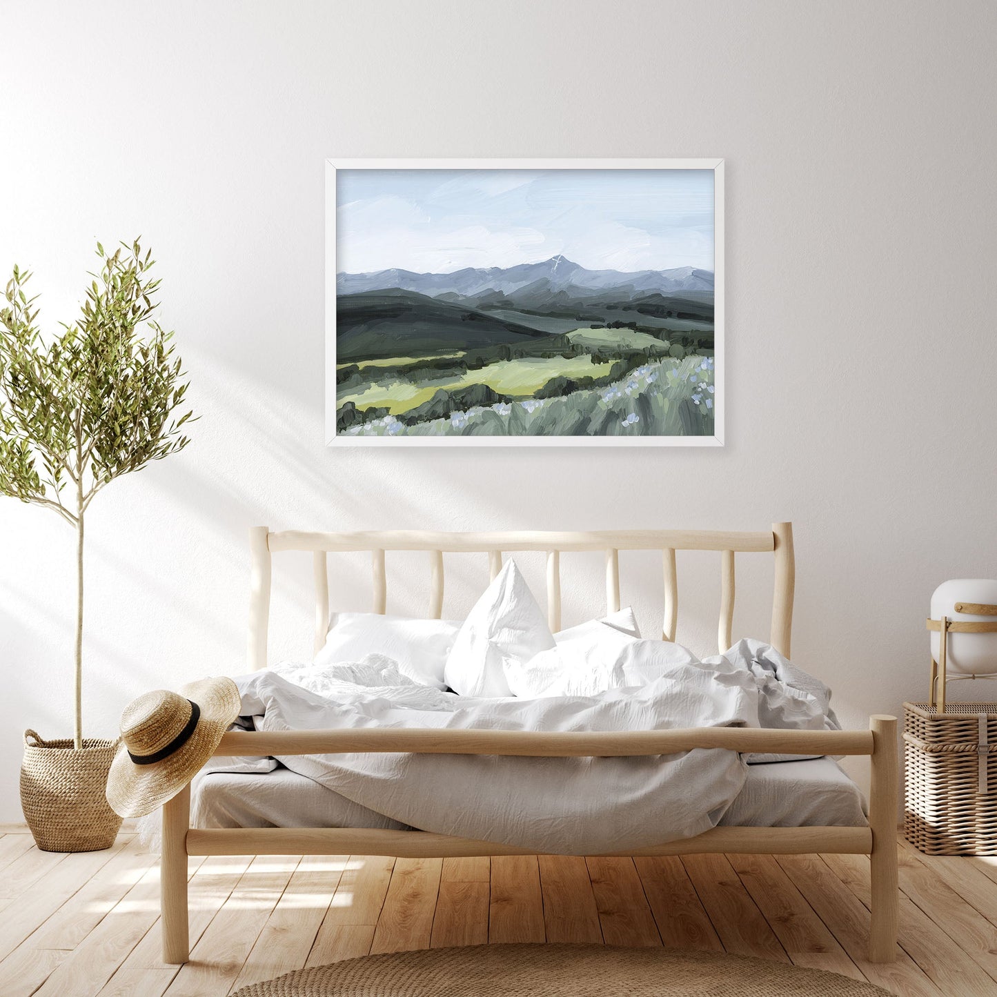 ’Mount of the Holy Cross’ Art Print - Colorado Landscape Painting - Cross - Mount