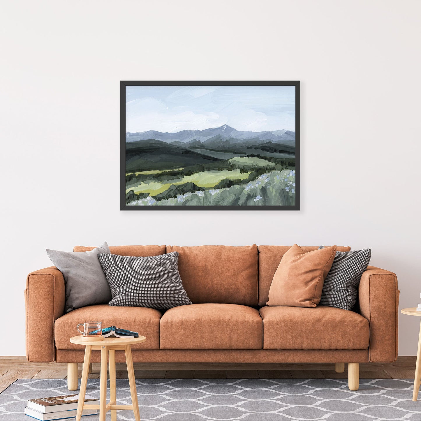 ’Mount of the Holy Cross’ Art Print - Colorado Landscape Painting - Cross - Mount