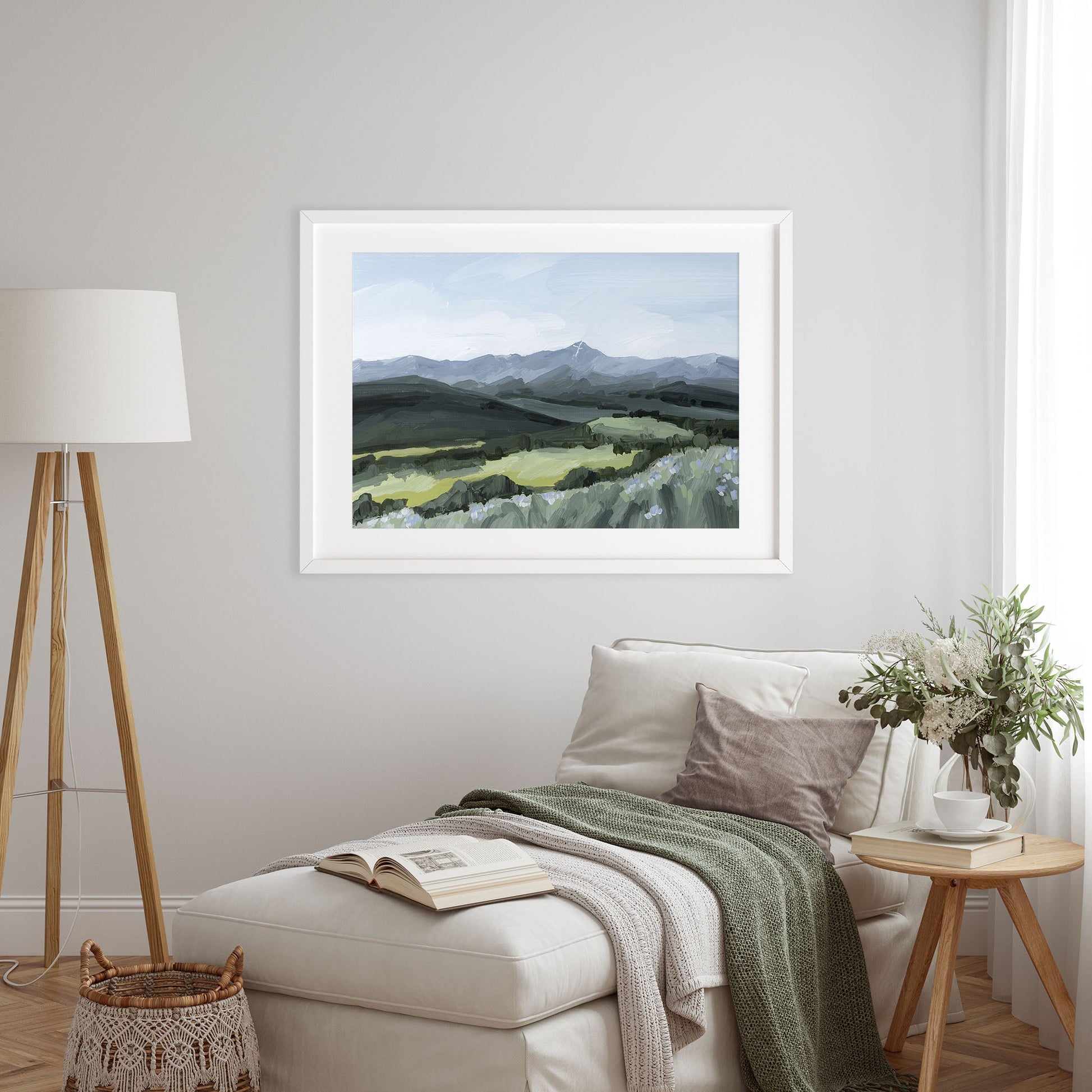 ’Mount of the Holy Cross’ Art Print - Colorado Landscape Painting - Cross - Mount