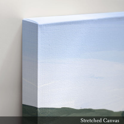 ’Mountain Town’ Art Print - Idaho Landscape Wall - ’sun valley’ - abstract - Artwork - Flower