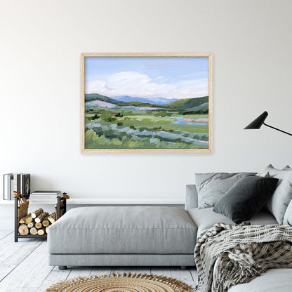 ’Moving West’ Art Print - Vail Colorado Wall - abstract - Artwork - Landscape