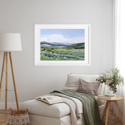 ’Moving West’ Art Print - Vail Colorado Wall - abstract - Artwork - Landscape