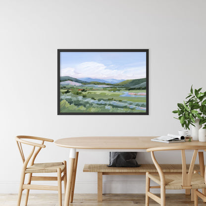 ’Moving West’ Art Print - Vail Colorado Wall - abstract - Artwork - Landscape