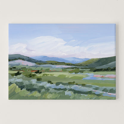 ’Moving West’ Art Print - Stretched Canvas / 8x10 in / No Frame - Vail Colorado Wall - abstract - Artwork - Landscape