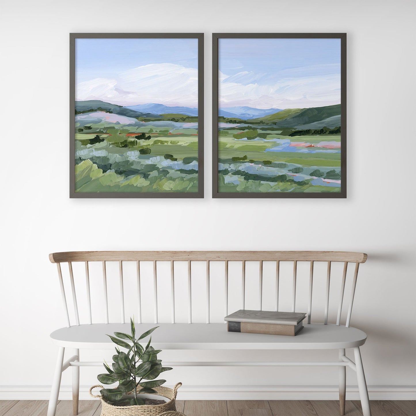 ’Moving West’ Diptych Art Print || Set of 2 - abstract - Artwork - Colorado