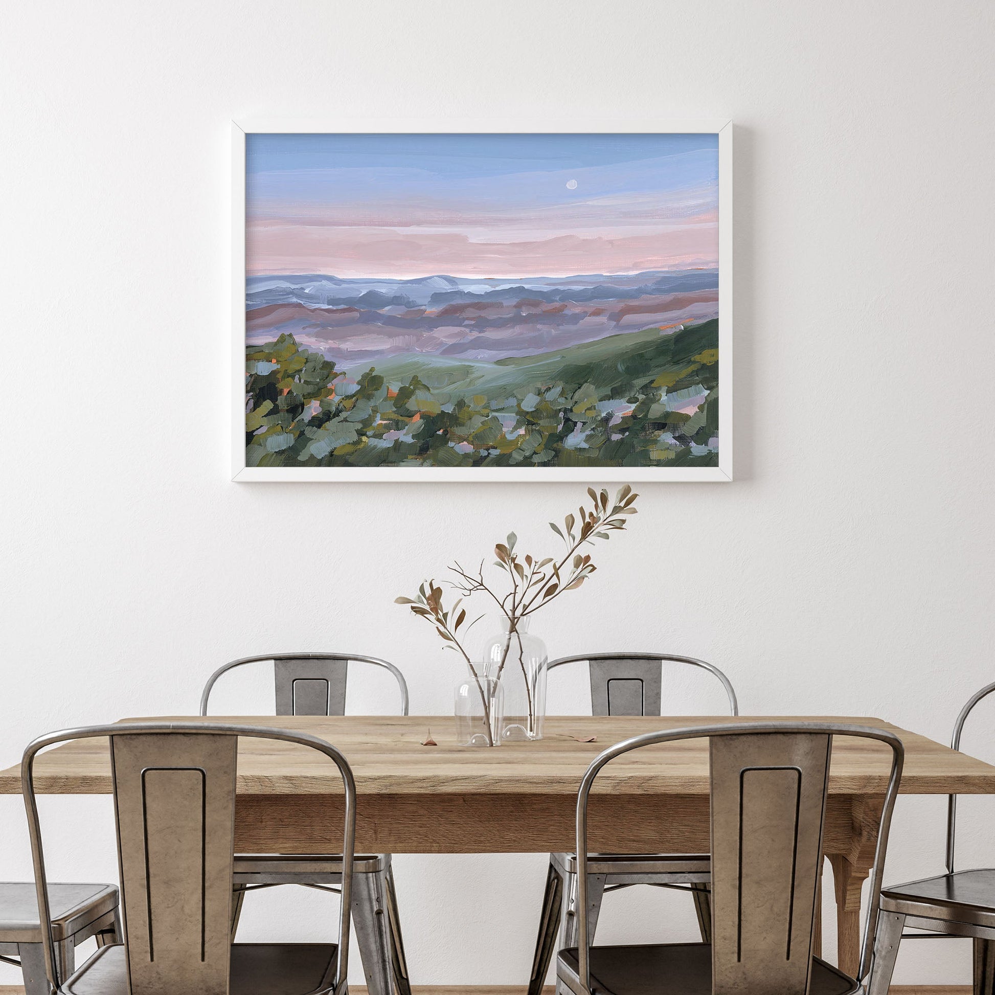 ’Nightfall’ Art Print - Blue Ridge Mountains Wall - Appalachian Trail - blue ridge - blueridge