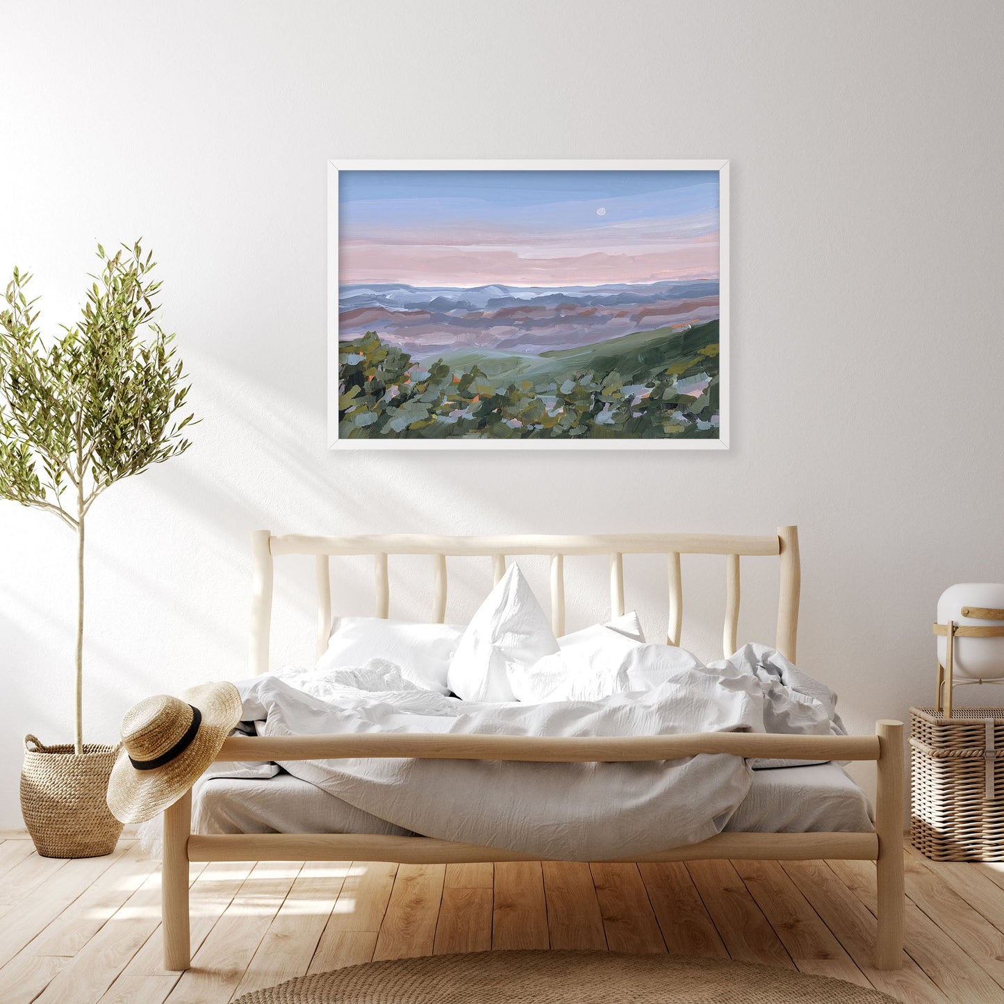 ’Nightfall’ Art Print - Blue Ridge Mountains Wall - Appalachian Trail - blue ridge - blueridge