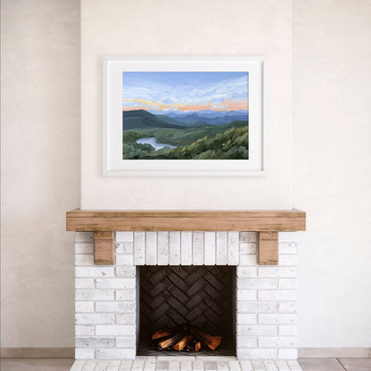 ’Northwest End’ Art Print - Blue Ridge Mountains - appalachian trail - blueridge - Great Smoky