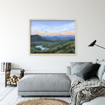 ’Northwest End’ Art Print - Blue Ridge Mountains - appalachian trail - blueridge - Great Smoky