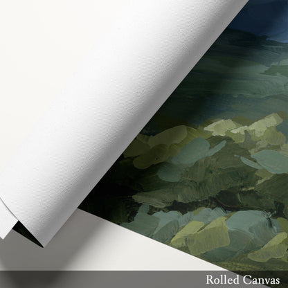 ’Northwest End’ Diptych Art Print || Set of 2 - abstract - Appalachian - appalachian trail - Artwork