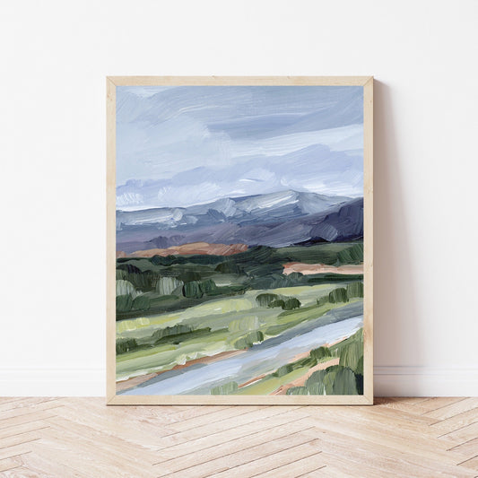 ’On this Side’ Art Print - Pikes Peak Painting - Artwork - Colorado - Springs - Landscape