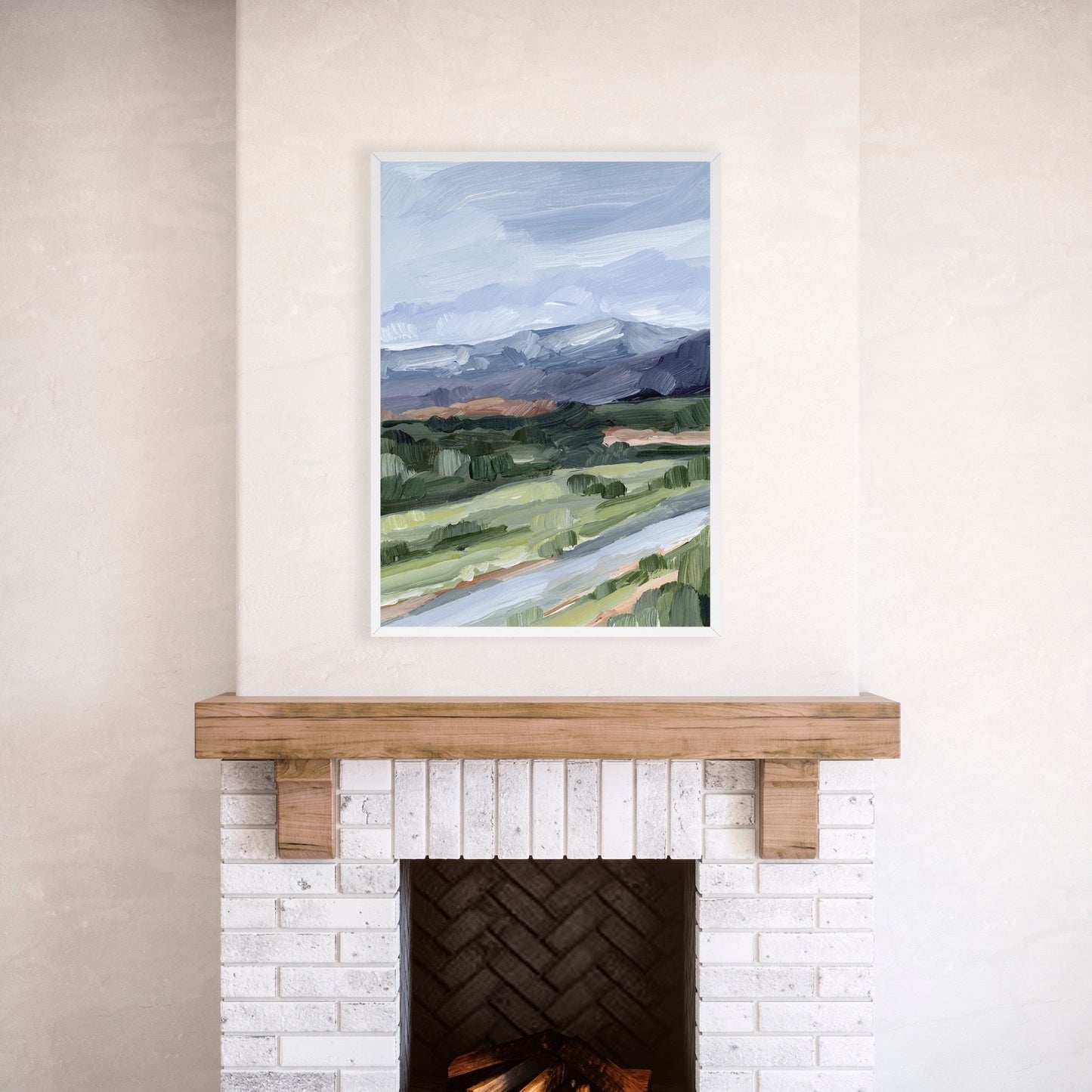 ’On this Side’ Art Print - Pikes Peak Painting - Artwork - Colorado - Springs - Landscape