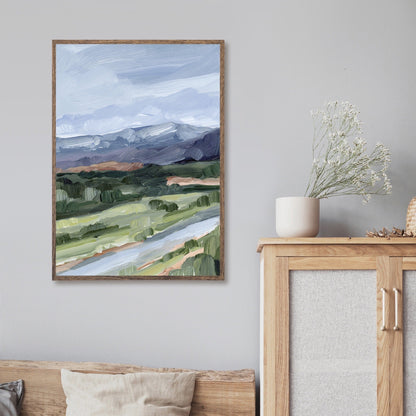 ’On this Side’ Art Print - Pikes Peak Painting - Artwork - Colorado - Springs - Landscape