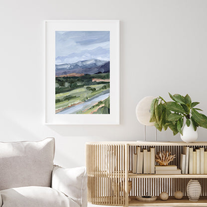 ’On this Side’ Art Print - Pikes Peak Painting - Artwork - Colorado - Springs - Landscape