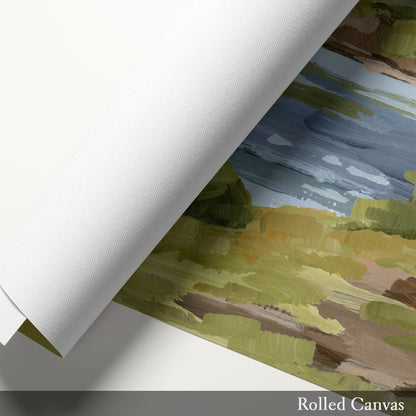 ’Once in Norway’ Art Print - Norway Lake Wall - abstract - Artwork - Europe - european