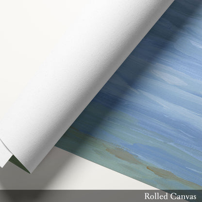 ’Over the Water’ Art Print - Lake Landscape Wall - abstract - Artwork