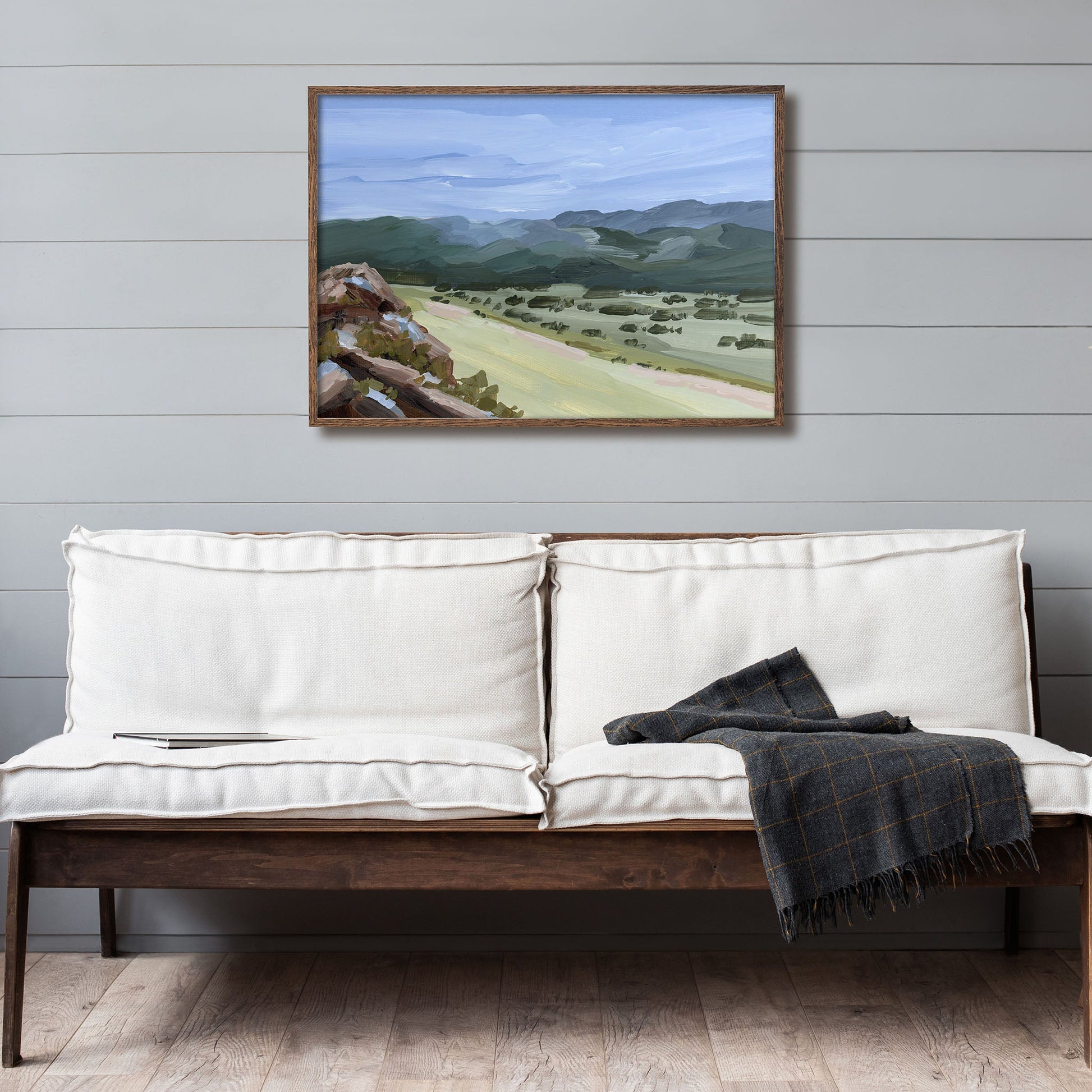 ’Overlook’ Art Print - New Mexico Landscape Painting - Mountain - Mountains - Arrivals Automated