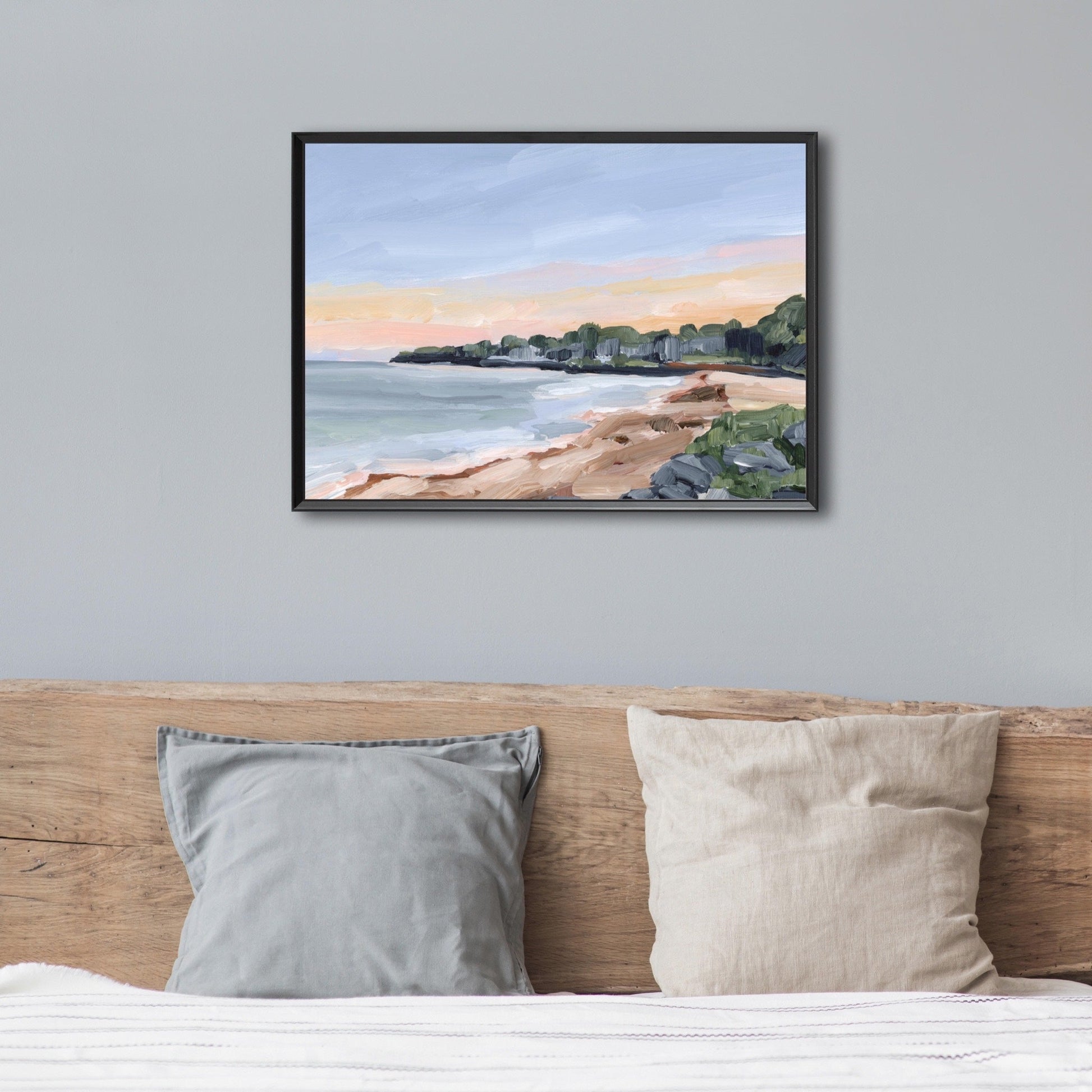 ’Pacific Cove’ Art Print - California Beach Wall - Artwork - coast