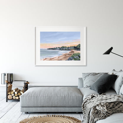 ’Pacific Cove’ Art Print - California Beach Wall - Artwork - coast