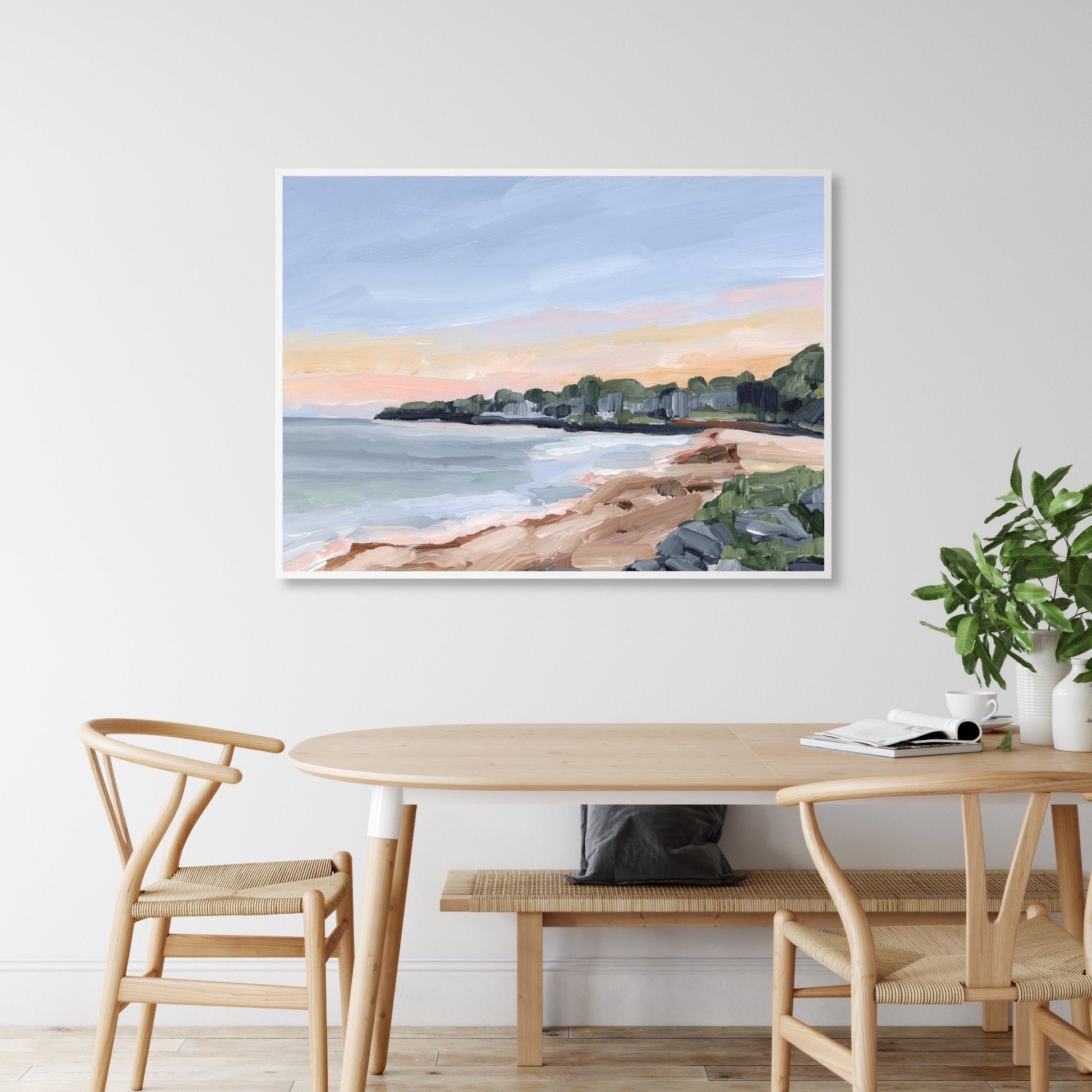 ’Pacific Cove’ Art Print - California Beach Wall - Artwork - coast