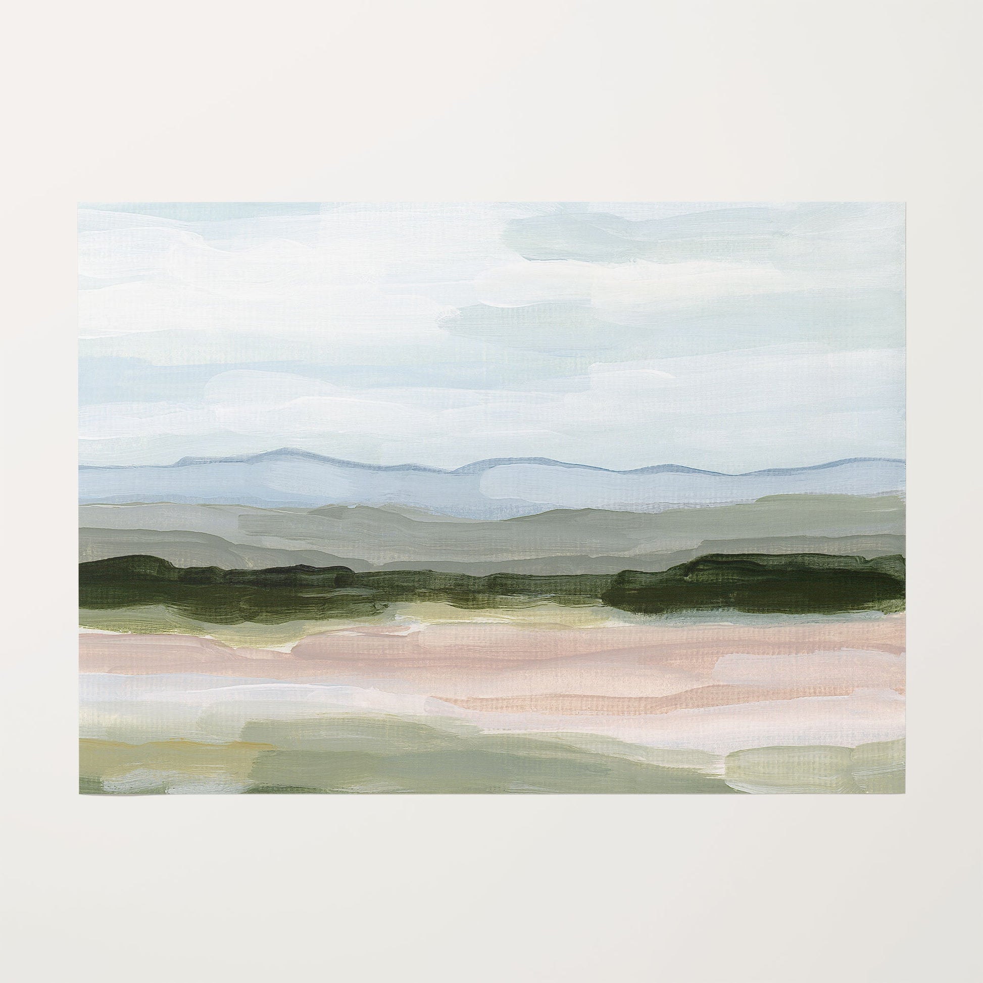 ’Passing Through’ 30x40 Unframed Rolled Canvas Art Print || Final Sale Colorado Mountain abstract Artwork Fairplay
