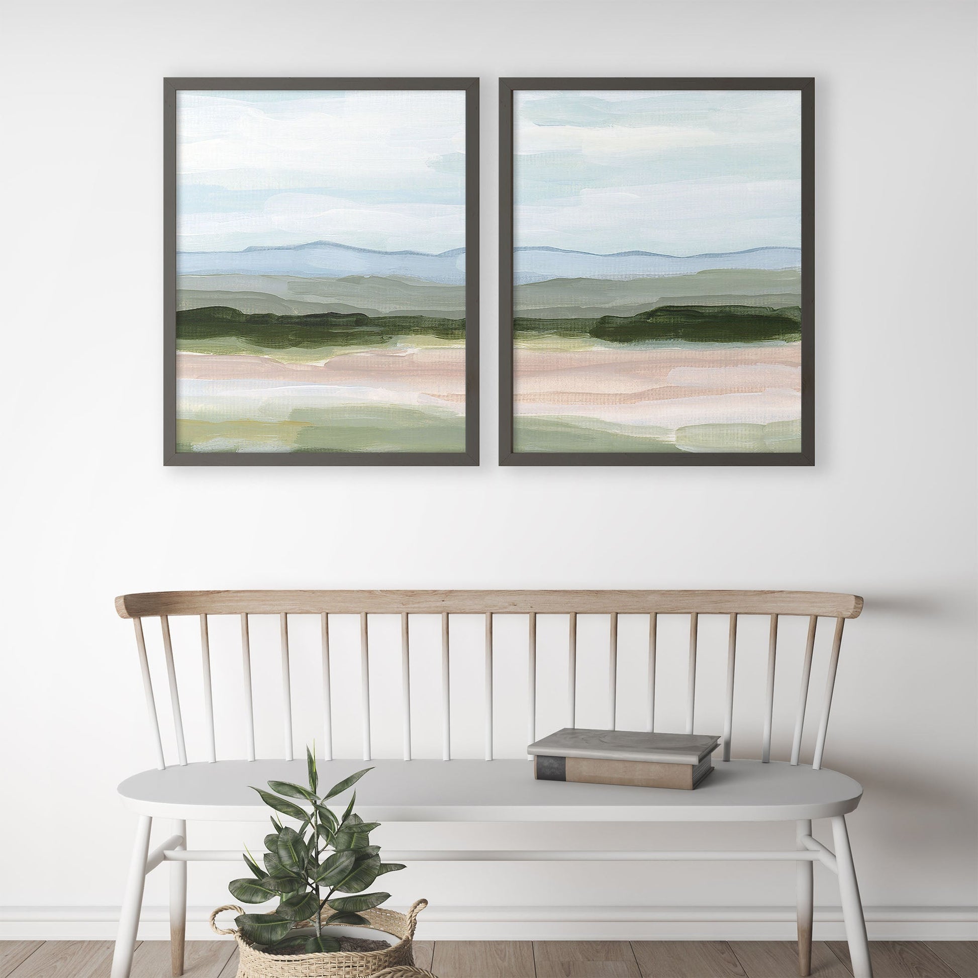 ’Passing Through’ Diptych Art Print || Set of 2 - abstract - Artwork - Colorado