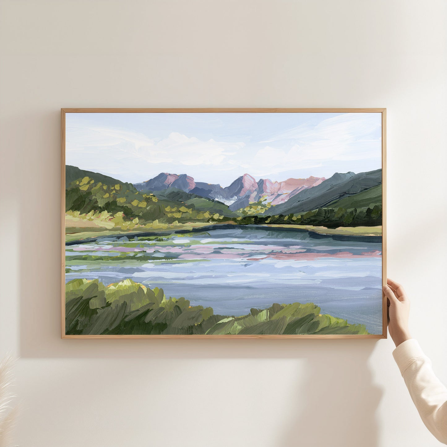 "Piney Lake" Art Print