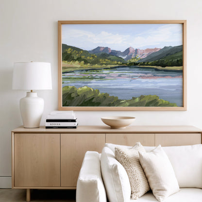 "Piney Lake" Art Print