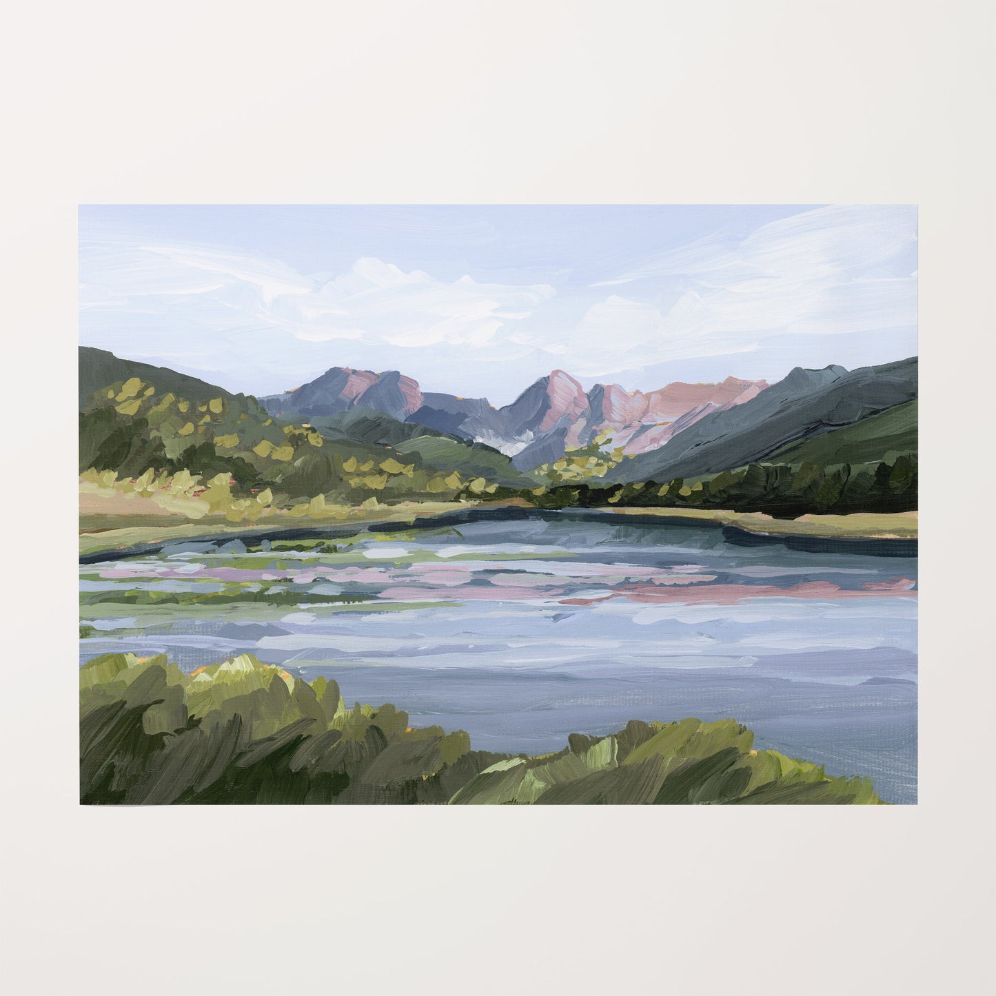 "Piney Lake" Art Print