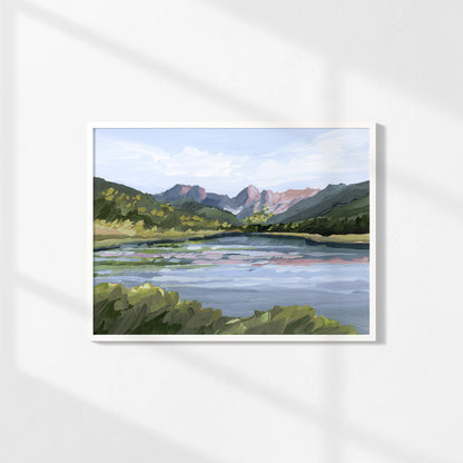 "Piney Lake" Art Print
