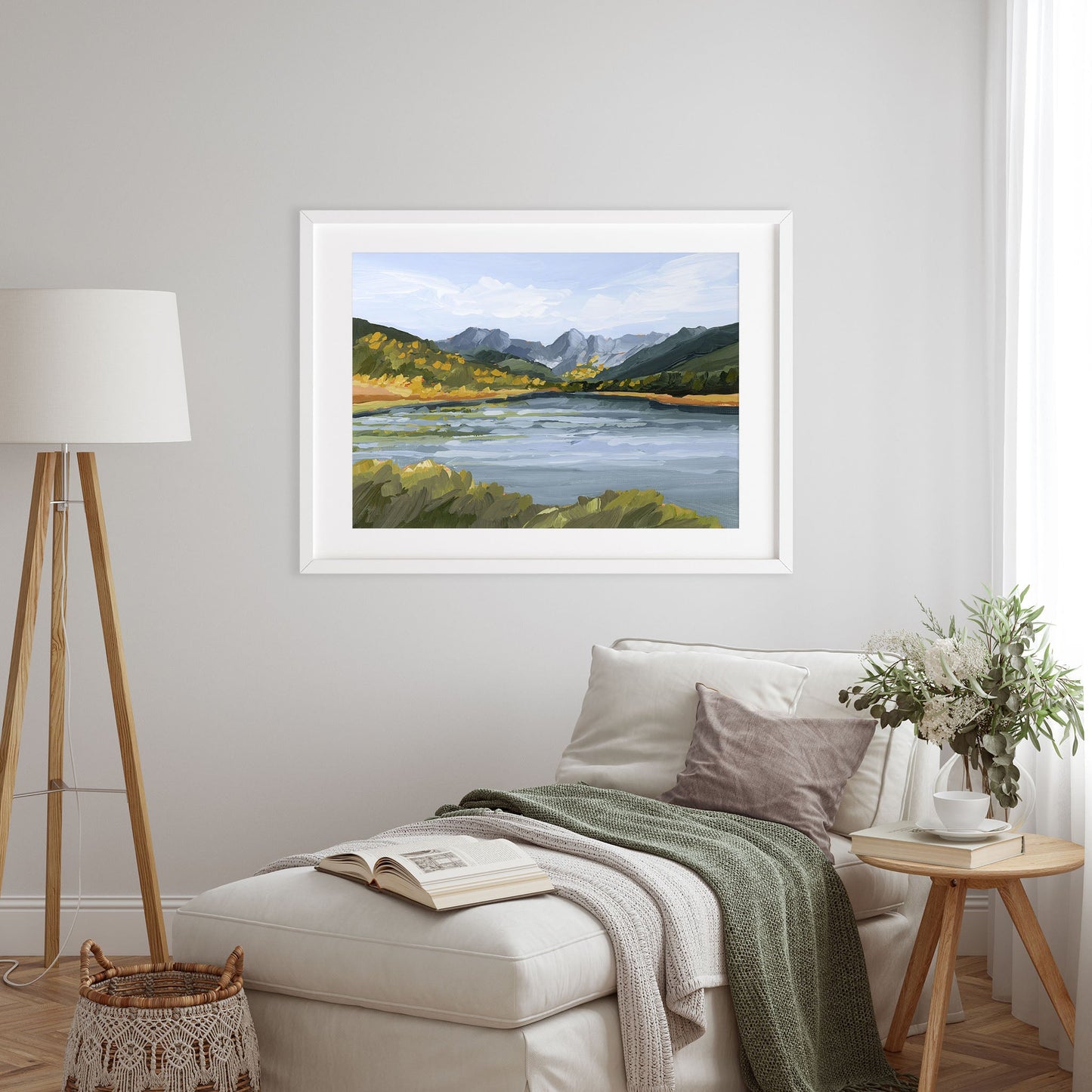 ’Piney River Ranch’ Art Print - Colorado Mountain Wall - abstract - Artwork - Autumn