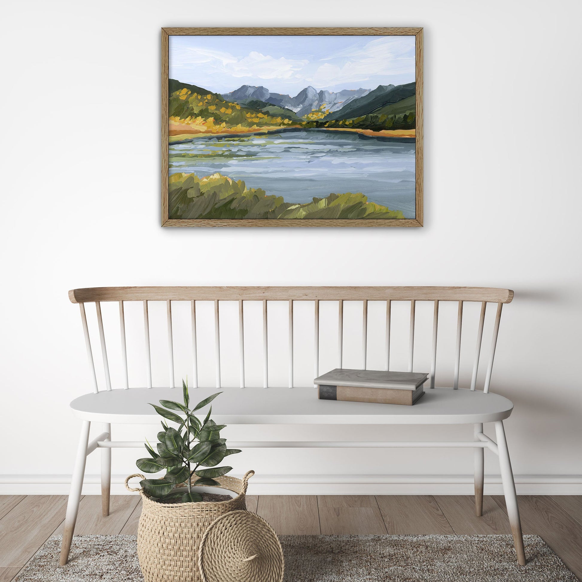 ’Piney River Ranch’ Art Print - Colorado Mountain Wall - abstract - Artwork - Autumn