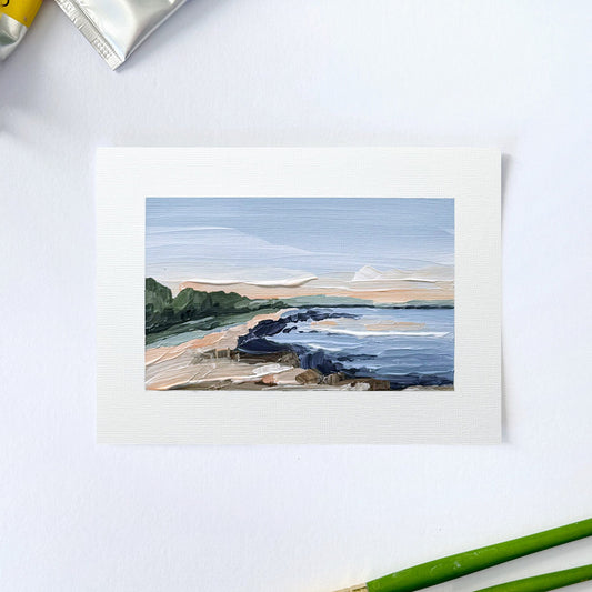 ’Pretty Marsh II’ Original Painting || 5x7 - Acadia National Park - Marsh’ - abstract - Acrylic - Artwork - Atlantic