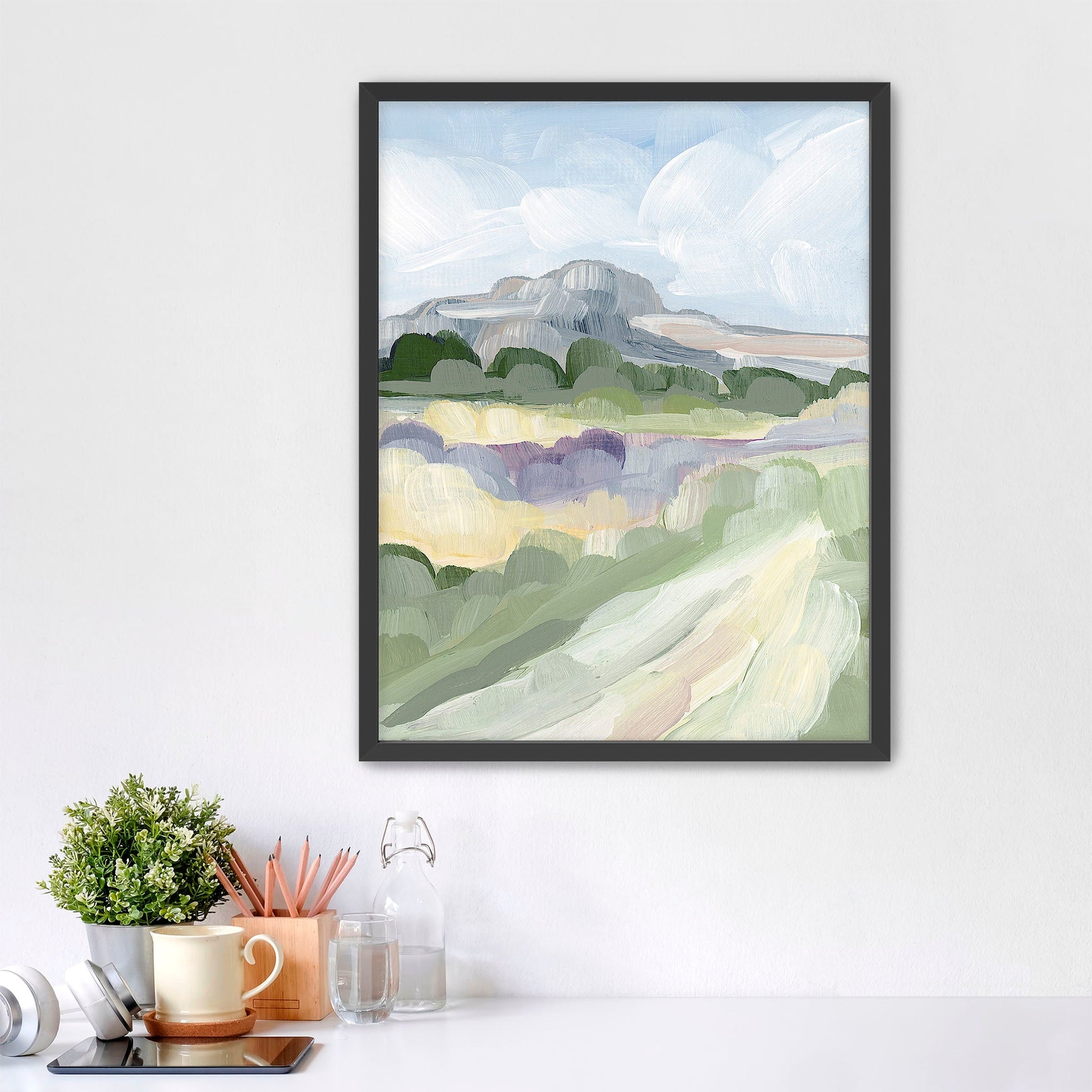’Pulpit Rock’ Art Print - Paper / 5x7 in / Black Frame - Colorado Springs Landscape - Artwork