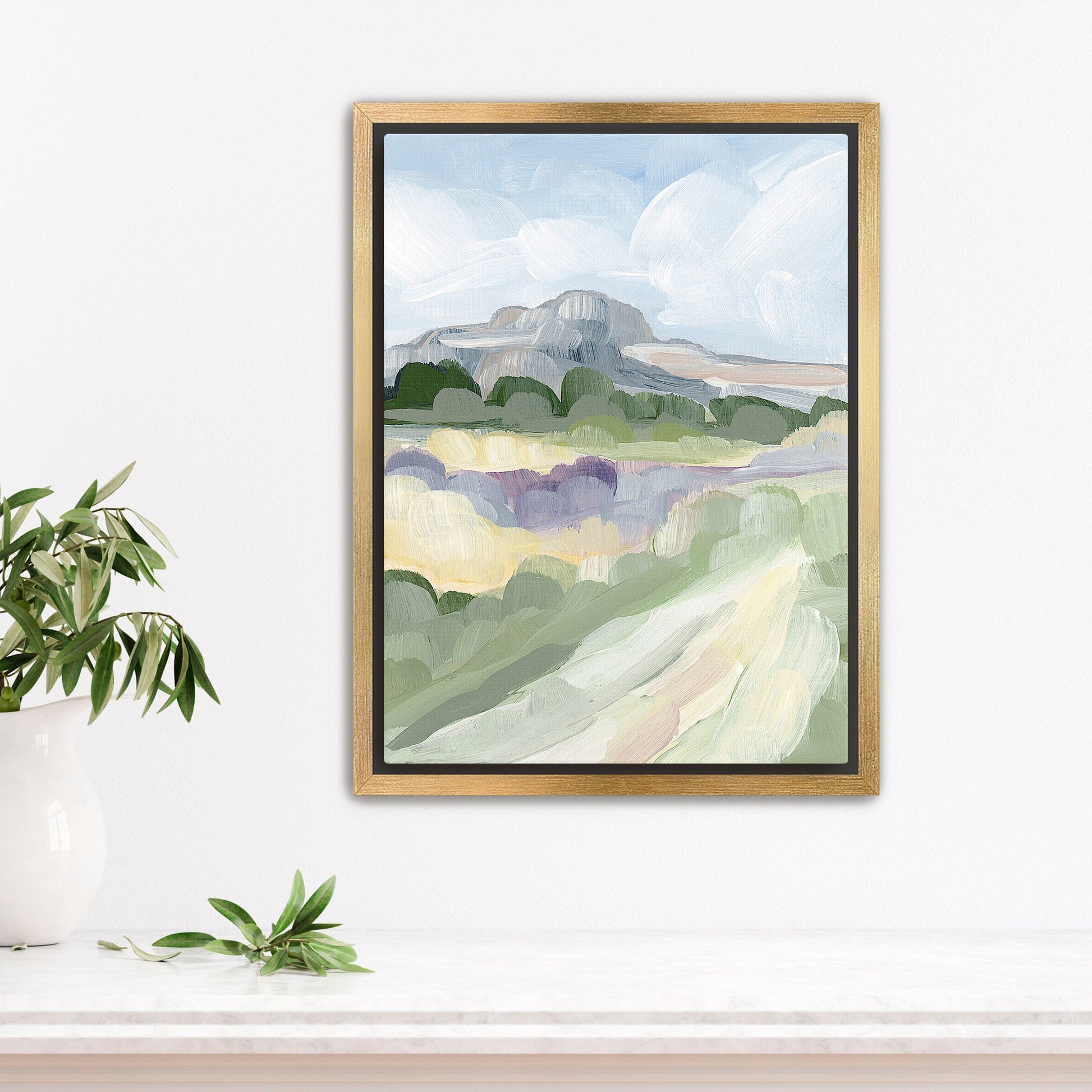 ’Pulpit Rock’ Art Print - Stretched Canvas / 8x10 in / Gold Frame - Colorado Springs Landscape - Artwork