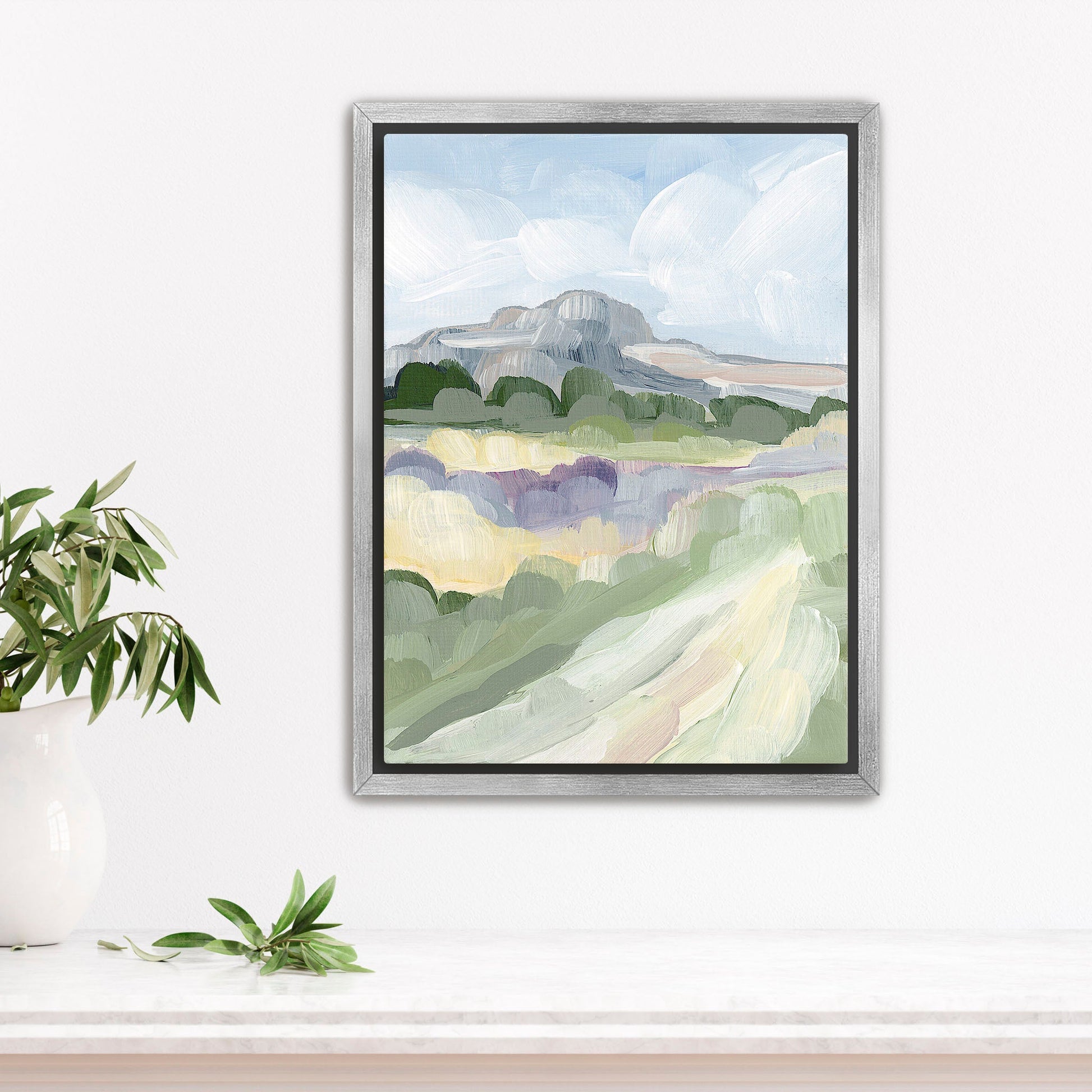 ’Pulpit Rock’ Art Print - Stretched Canvas / 8x10 in / Silver Frame - Colorado Springs Landscape - Artwork