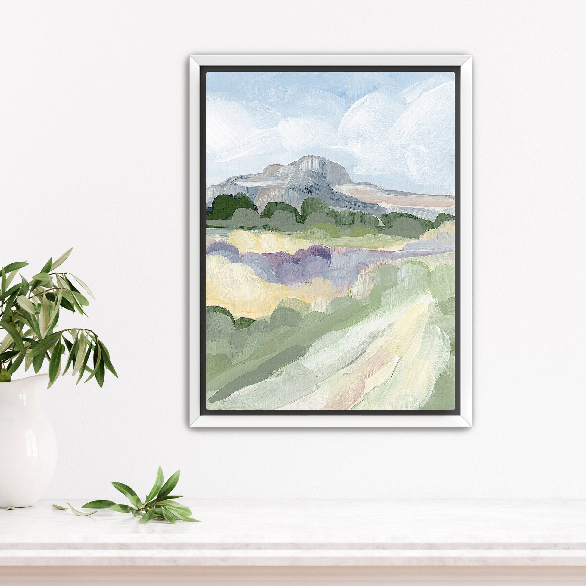 ’Pulpit Rock’ Art Print - Stretched Canvas / 8x10 in / White Frame - Colorado Springs Landscape - Artwork